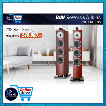 ลำโพงตั้งพื้น BOWERS & WILKINS : 702S3 (ROSENUT)_1